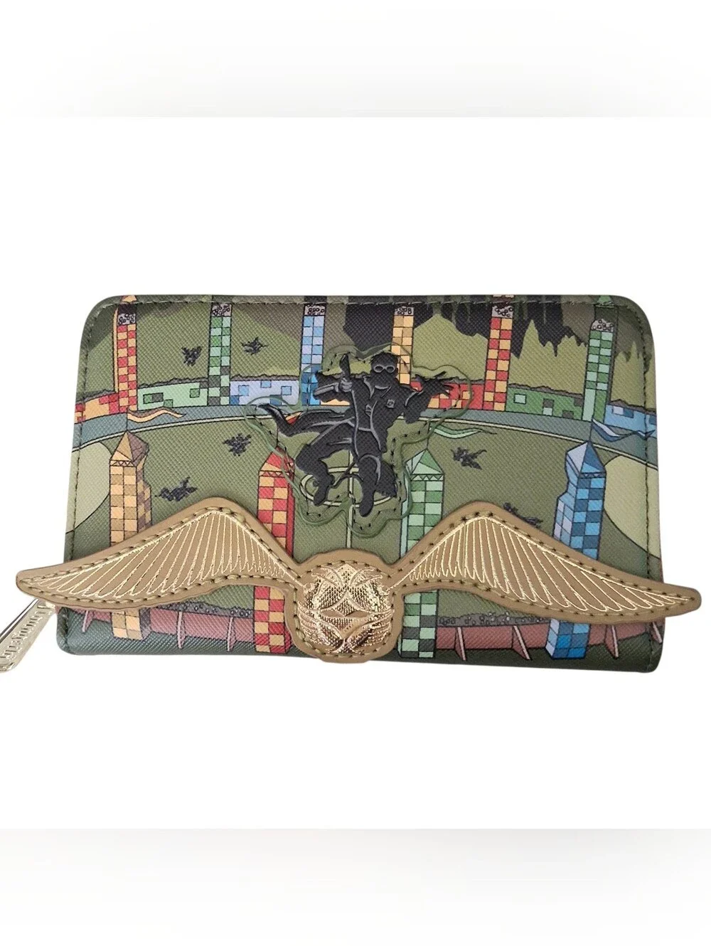 Loungefly Harry Potter Golden Snitch Zip Around Wallet Standard NEW NWT